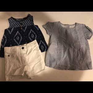 Baby girl summer set. Like new! 6-9 months